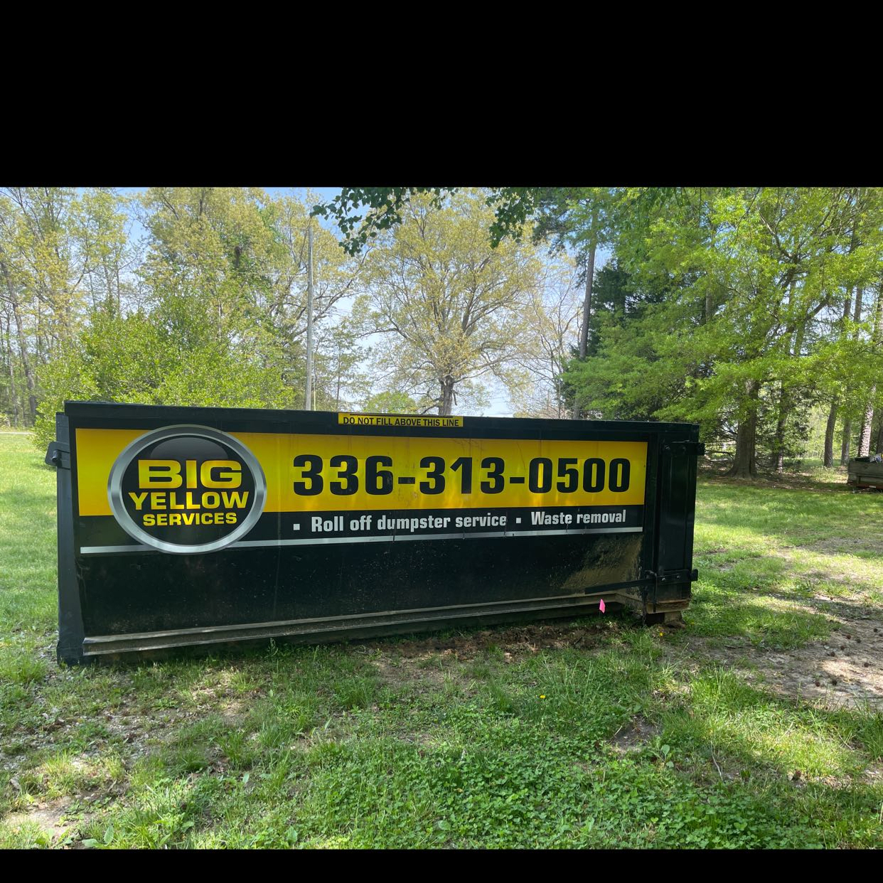 Dumpster Rental 1820 Gerringer Road Elon, NC 27244 Terms of Use | Roll-Off Dumpster and Portable Toilet Rentals | Big Yellow Services, LLC